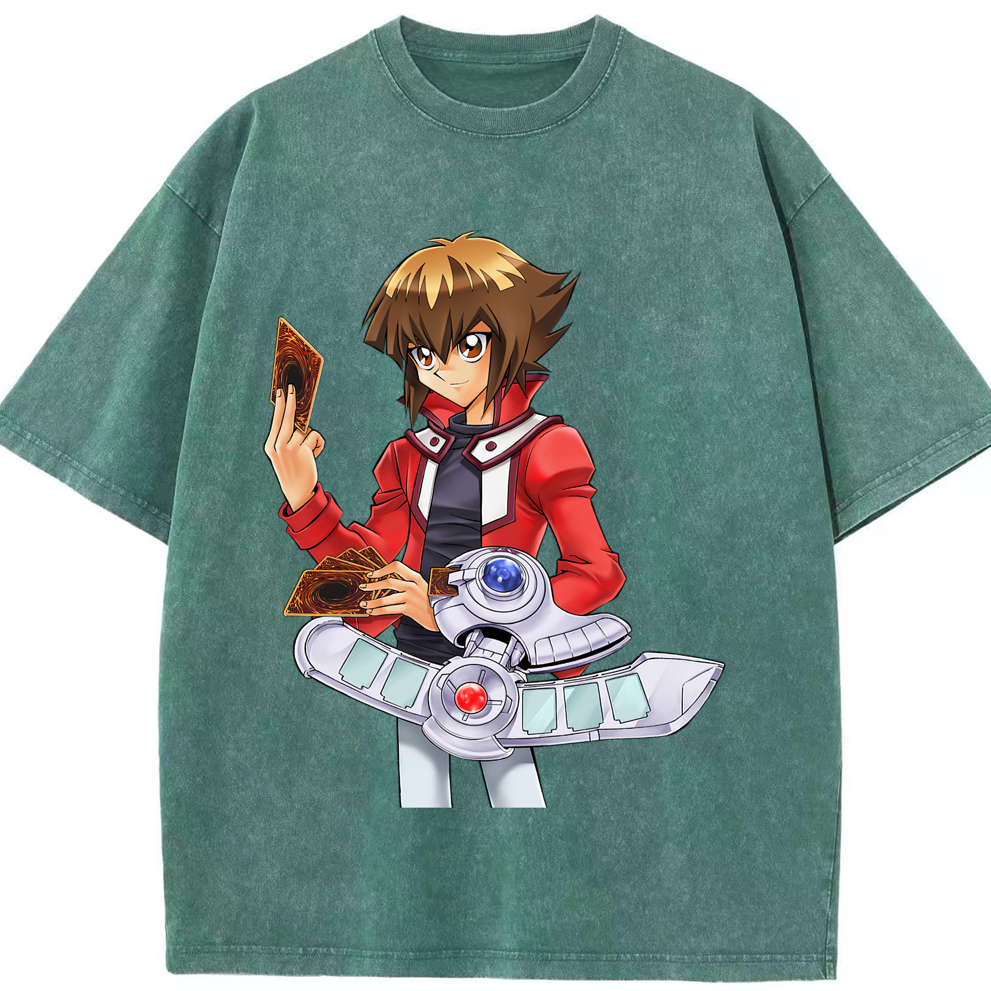 （画像用） 遊☆戯☆王 Yu-Gi-Oh! 綿100% ヴィンテージ風 半袖Tシャツ（フロントプリント）